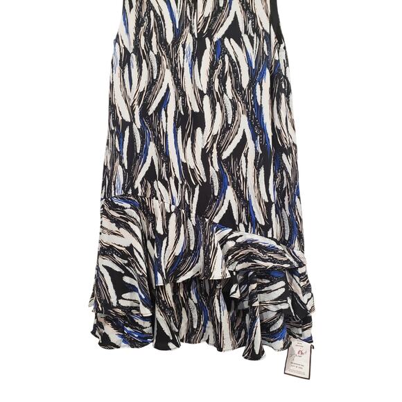 Reiss Elsie Abstract Print Mini Dress Size 4 - Picture 3 of 12